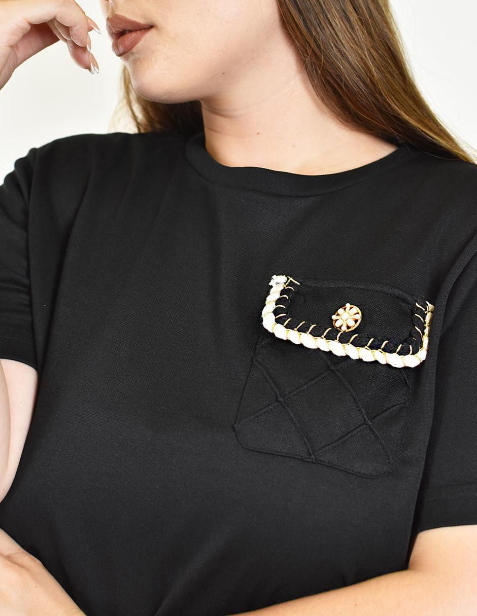 Blusa manga corta para mujer 9