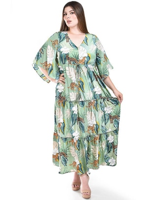 Vestido largo casual para mujer Vestido largo casual para mujer