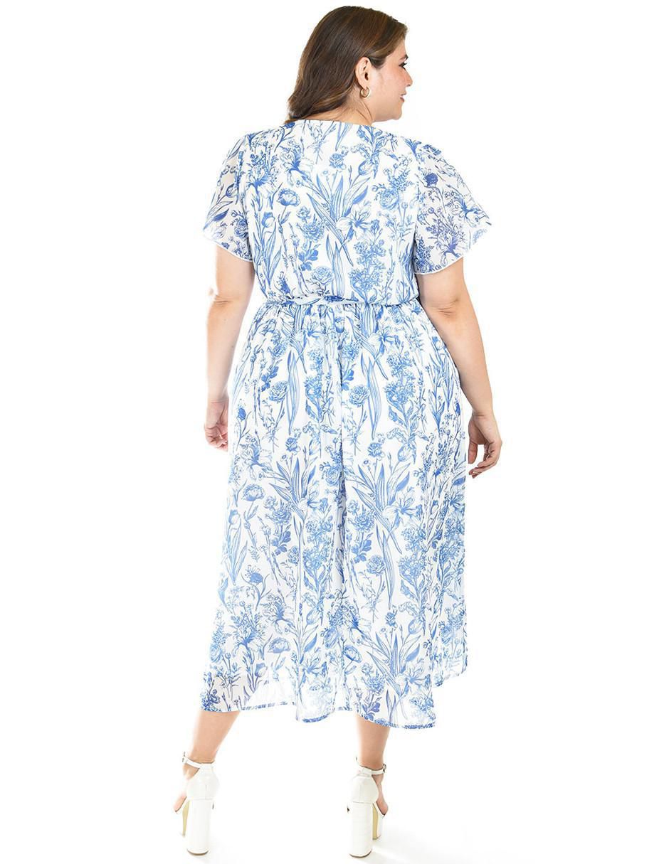 Vestido midi casual para mujer