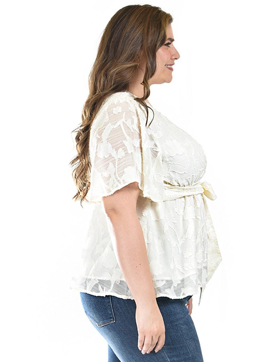 Blusa manga corta para mujer 8