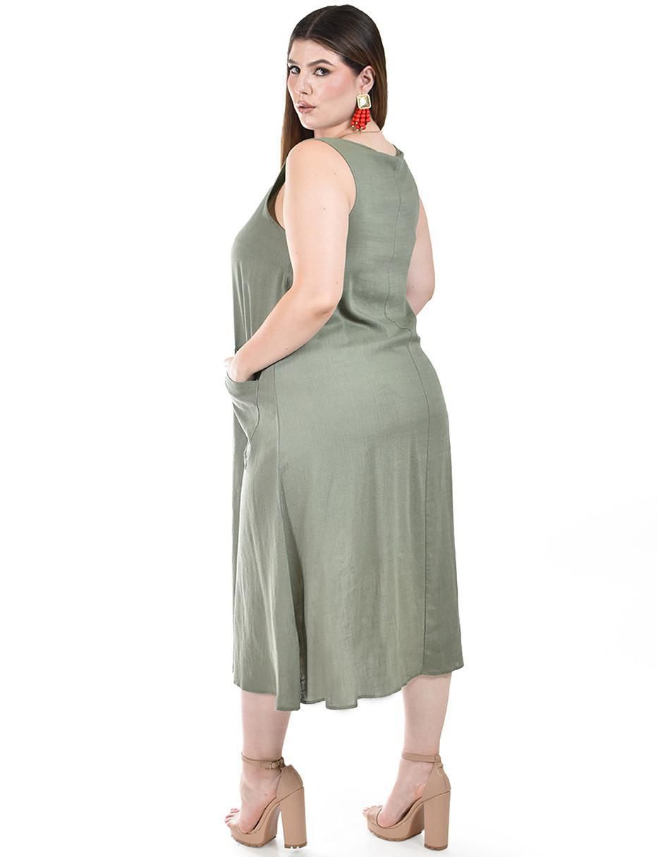 Vestido midi casual para mujer