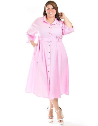 Vestido midi casual para mujer Vestido midi casual para mujer