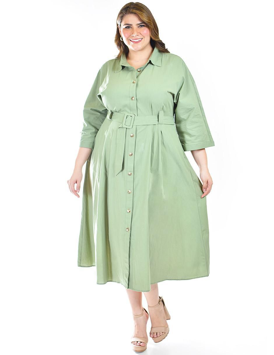 Vestido midi casual para mujer
