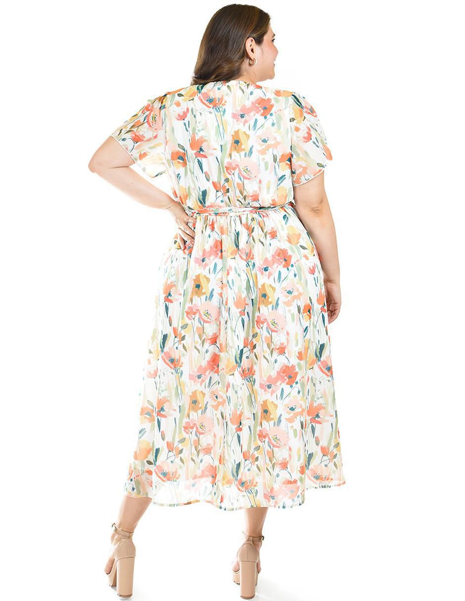 Vestido midi casual para mujer