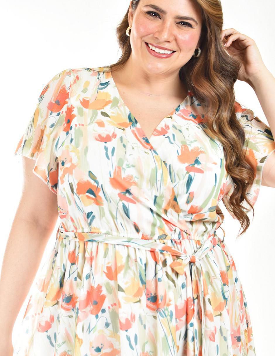 Vestido midi casual para mujer