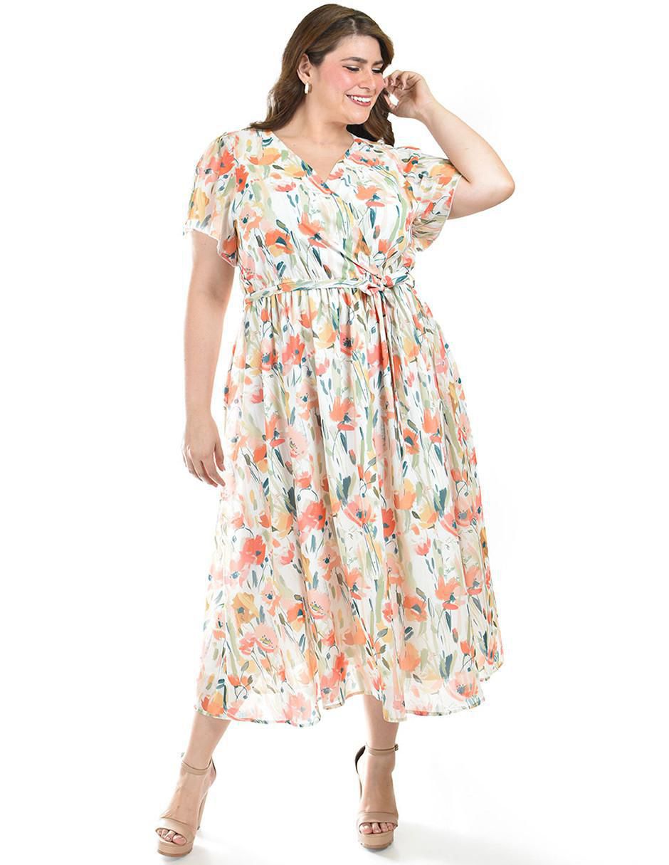 Vestido midi casual para mujer