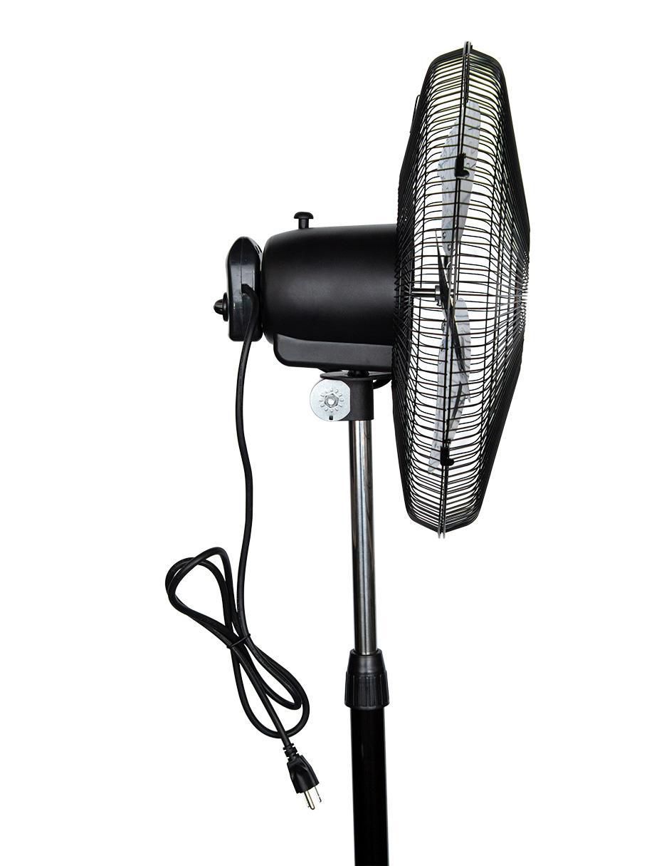 VENTILADOR DE PEDESTAL VENT-18A, NEGROV 2