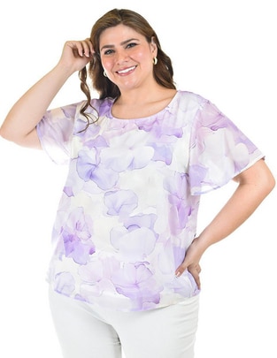 Blusa manga corta para mujer 1