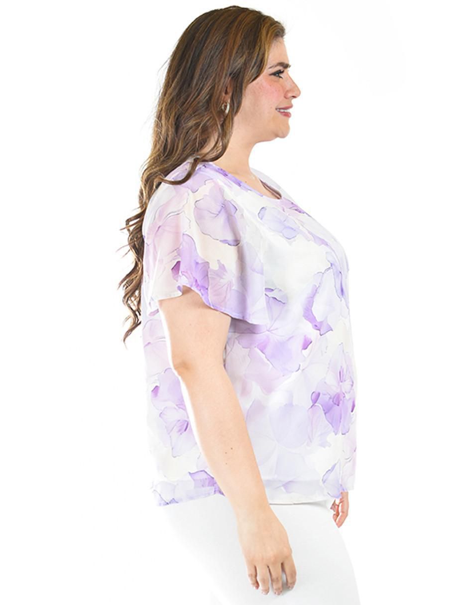Blusa manga corta para mujer 7