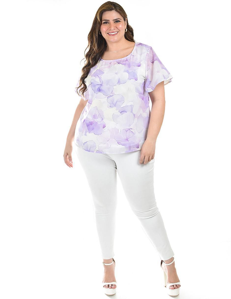 Blusa manga corta para mujer 10