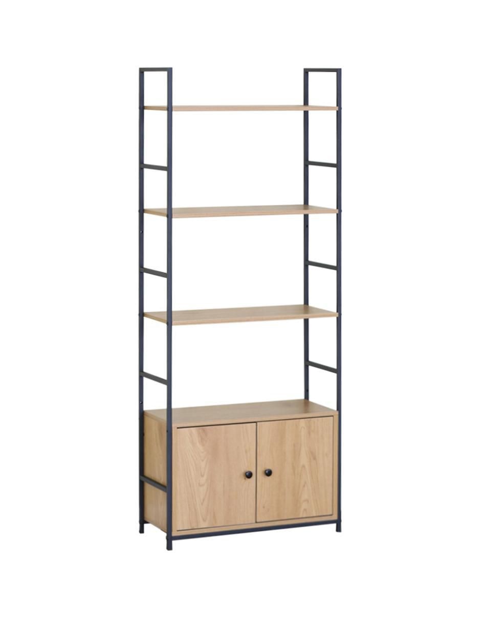 Librero armable Tokio Maple de melamina Librero armable Tokio Maple de melamina