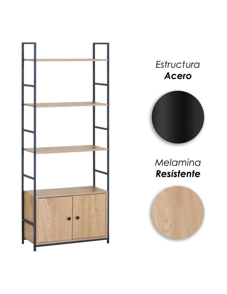 Librero armable Tokio Maple de melamina 5