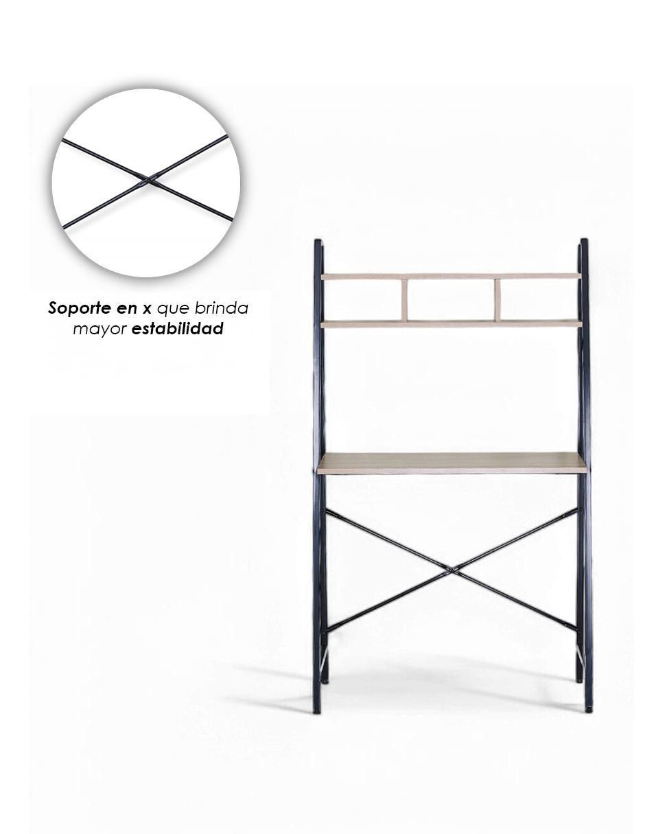 Escritorio armable Oslo de melamina 6