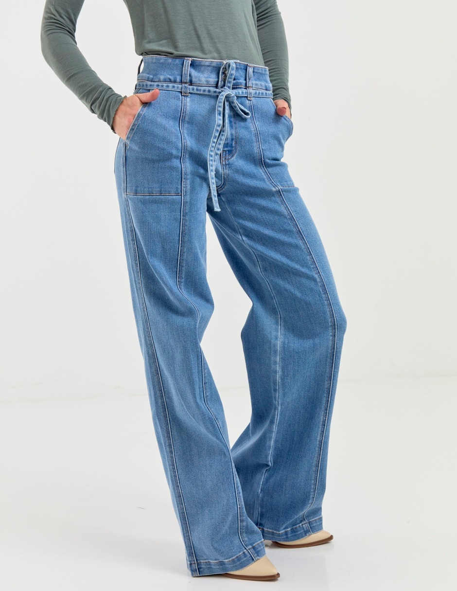 Jeans relaxed campana para mujer Jeans relaxed campana para mujer
