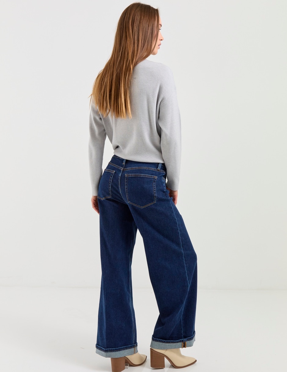 Jeans amplio para mujer 4