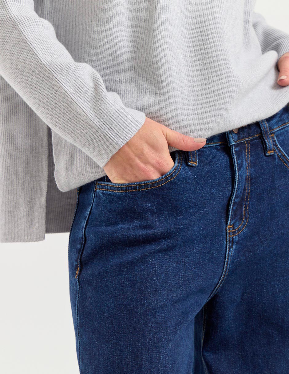 Jeans amplio para mujer 2