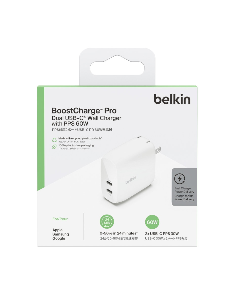 Cargador pared Belkin USB tipo C