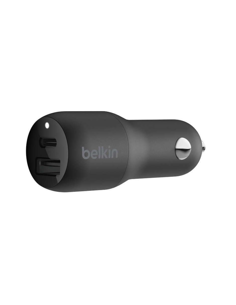 Cargador auto USB + USB tipo C Braid 9
