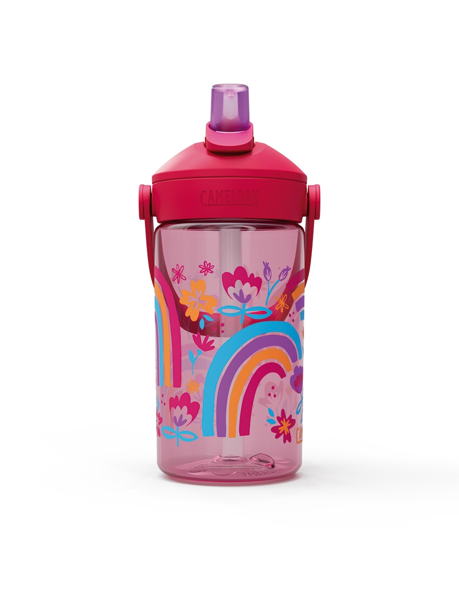 Botella de agua Thrive Straw Kids con tapa flip top 2