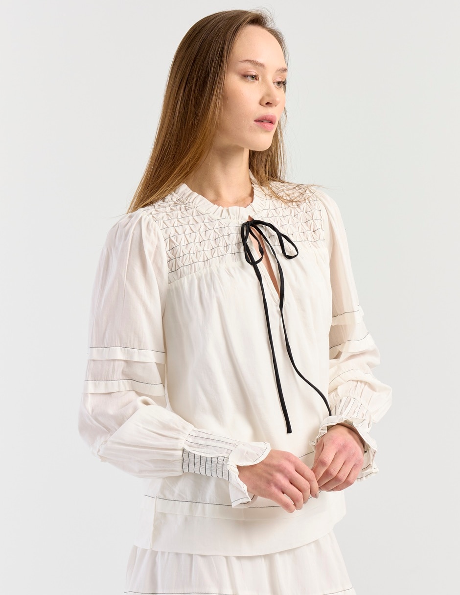 Blusa manga larga para mujer 1