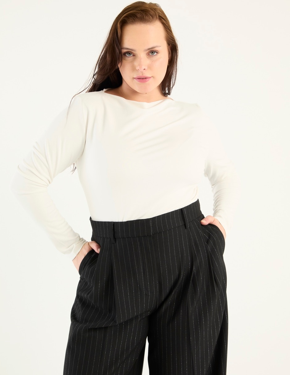 Blusa manga larga para mujer 1