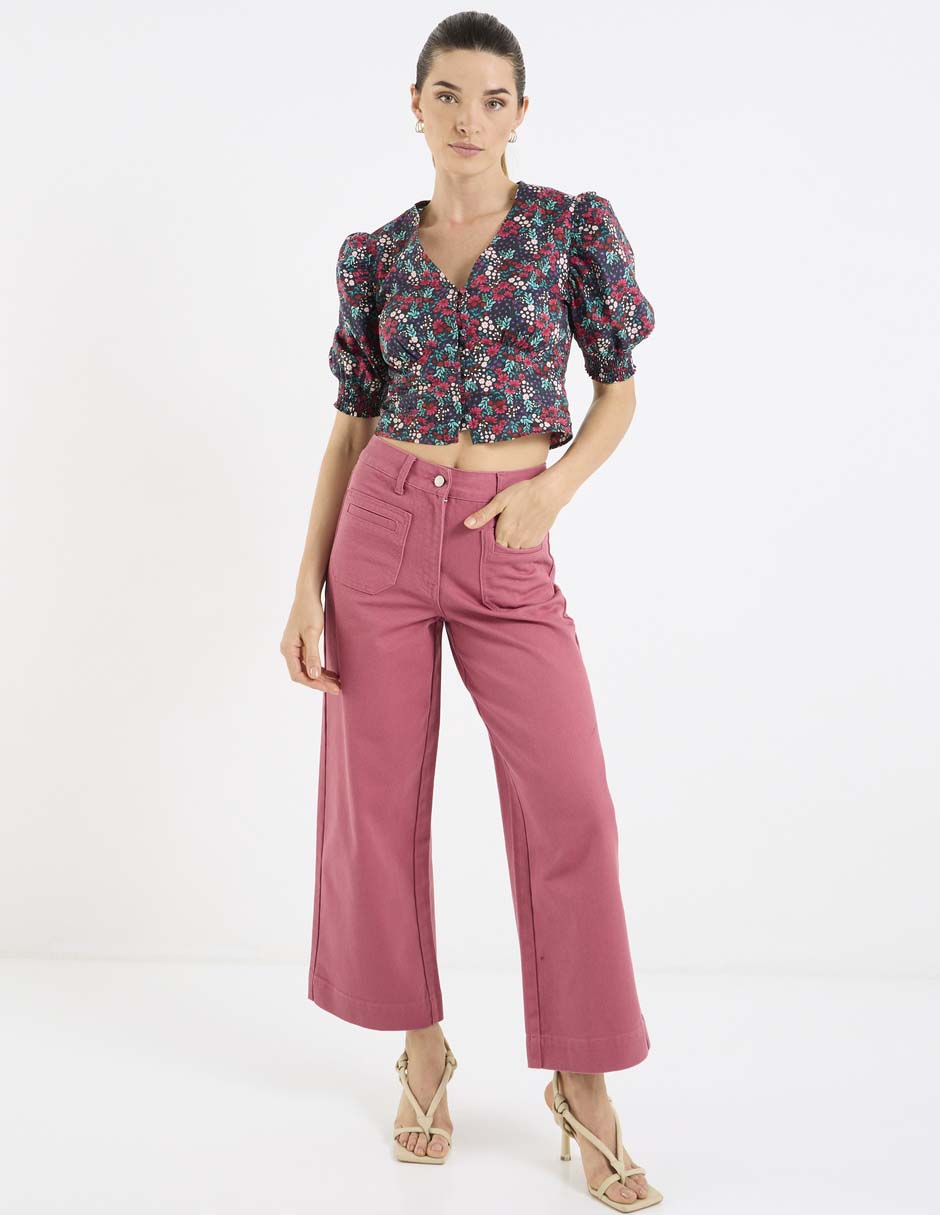 Blusa manga al codo para mujer 6