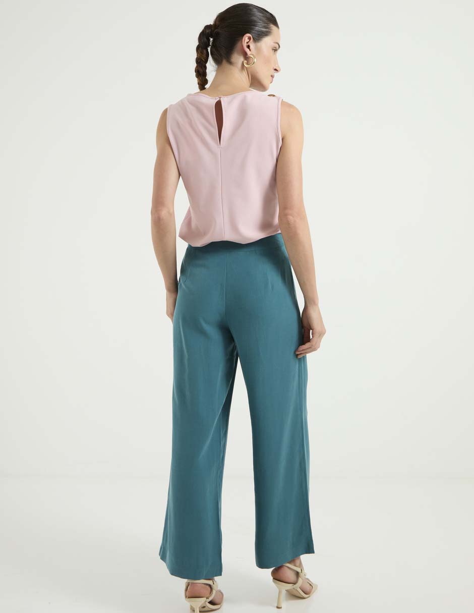 Pantalón acampanado para mujer 4