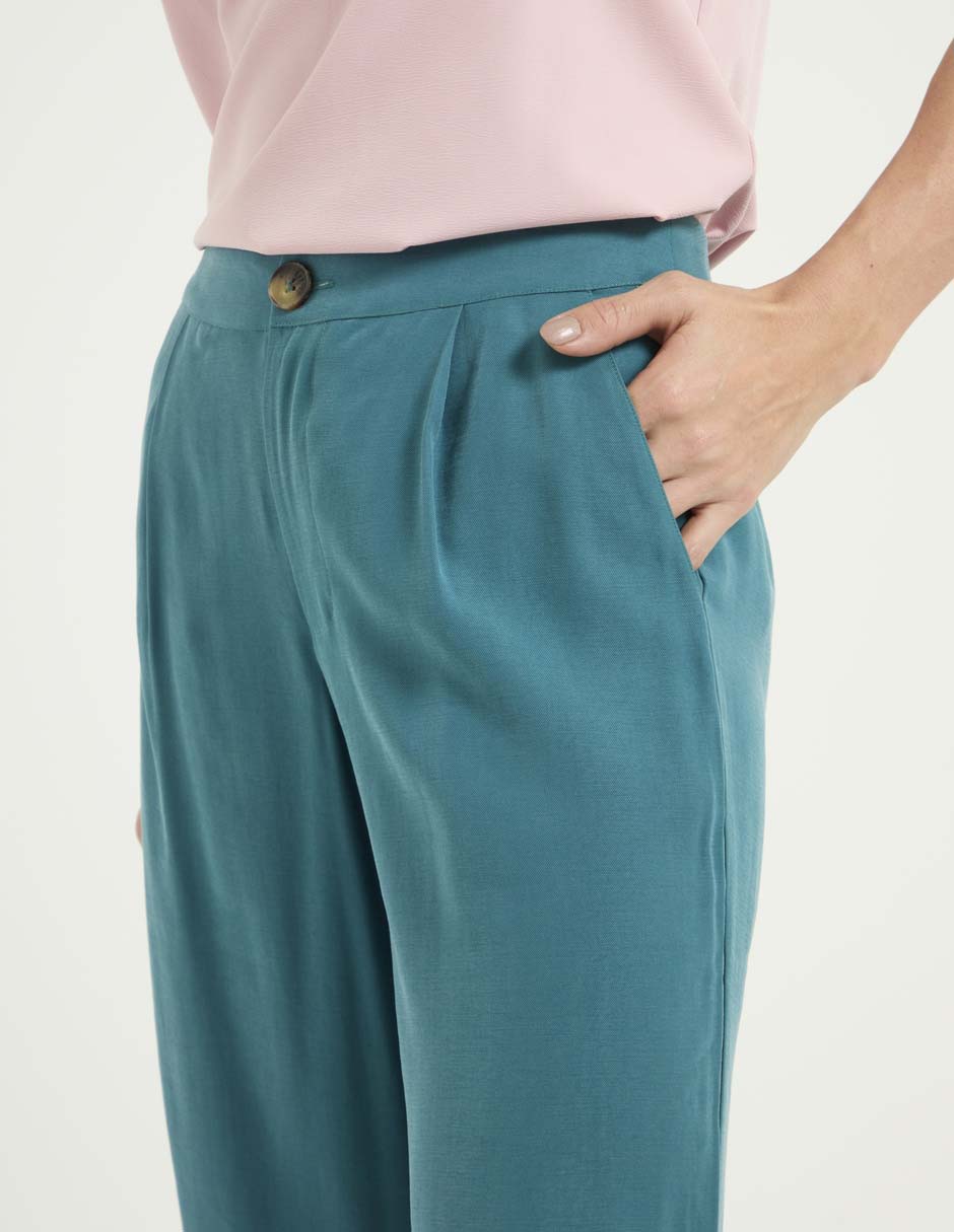 Pantalón acampanado para mujer 2