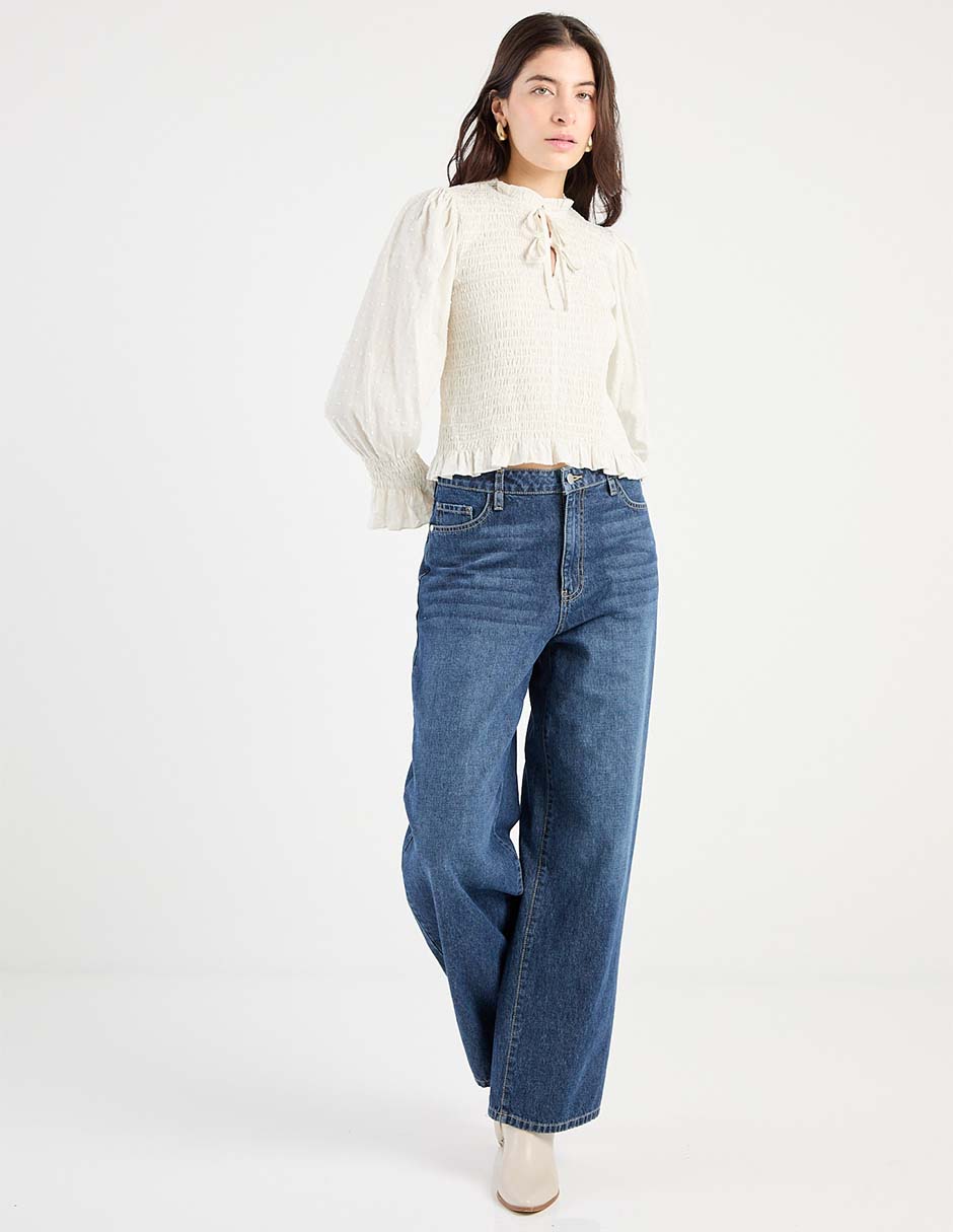 Blusa manga larga para mujer 3