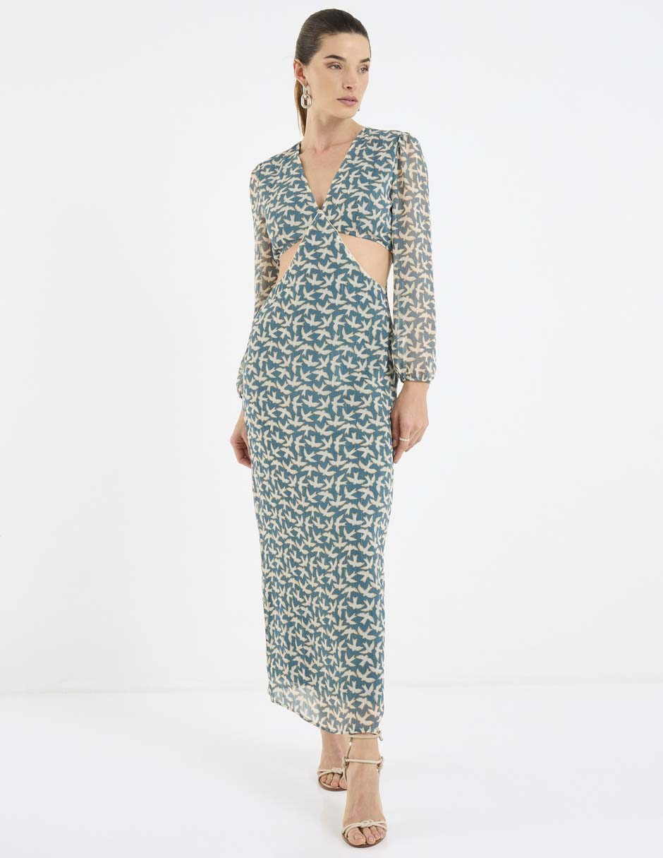 Vestido largo casual para mujer