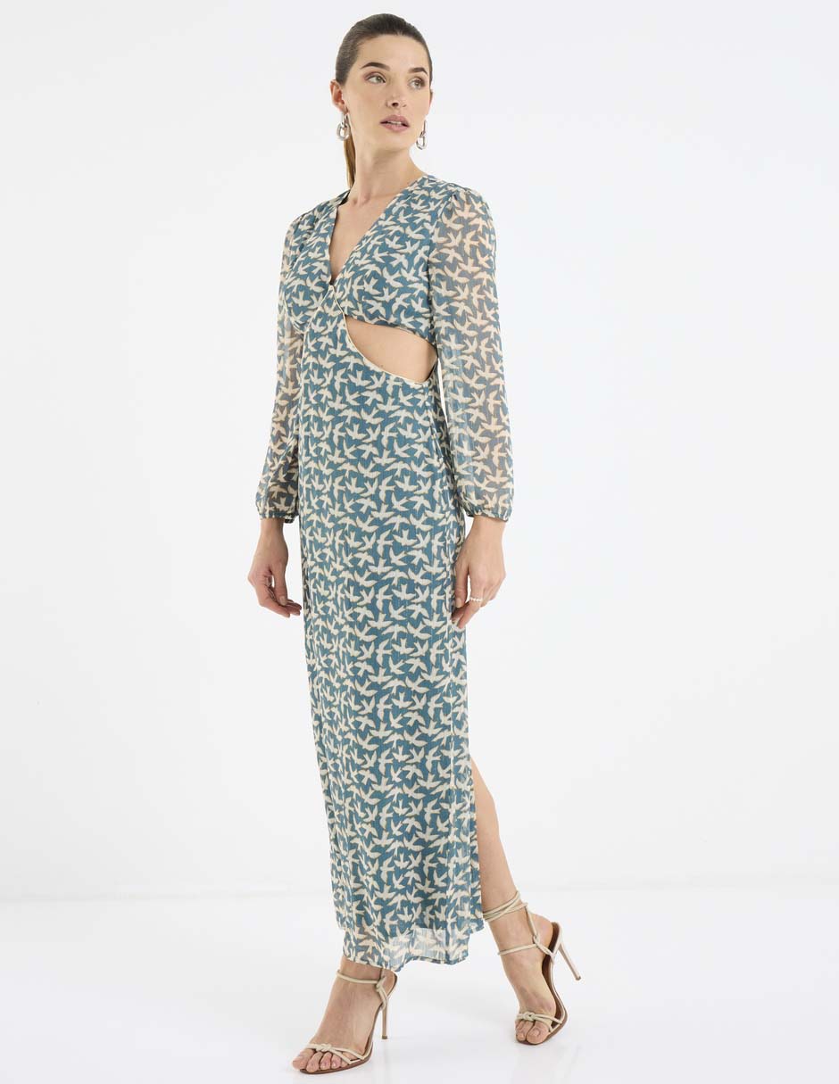 Vestido largo casual para mujer