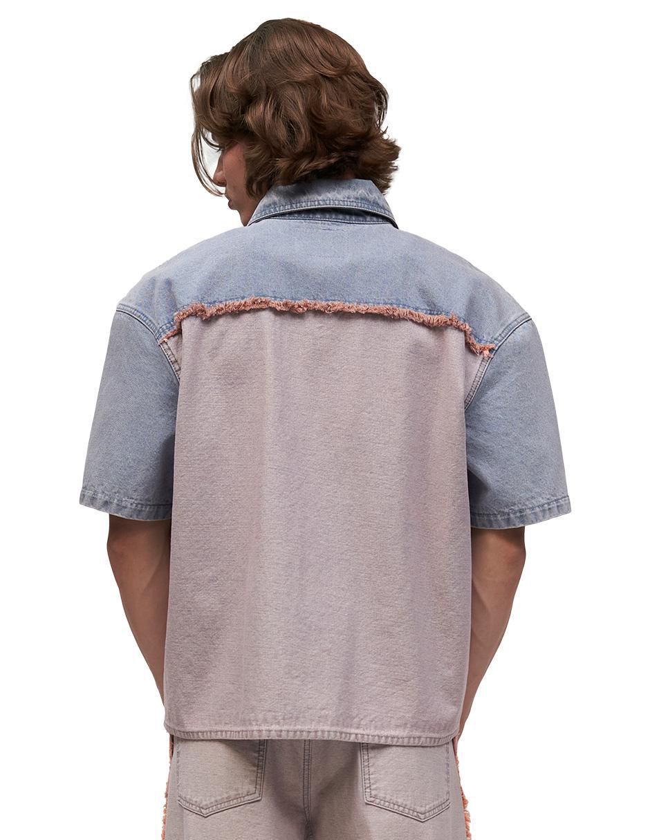 Camisa casual manga corta para hombre 5