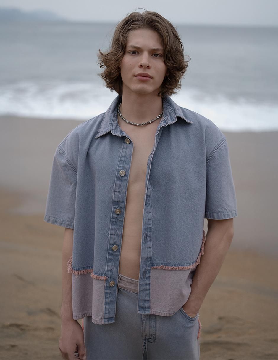 Camisa casual manga corta para hombre 2