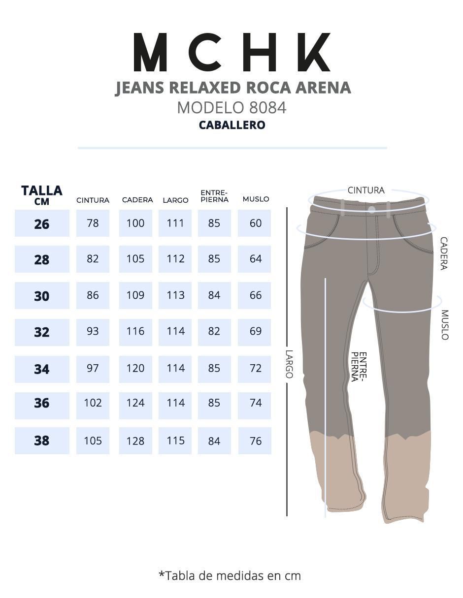 Jeans relaxed slim lavado medio para hombre 6