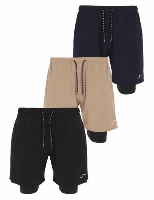Short con bolsillos para entrenamiento hombre