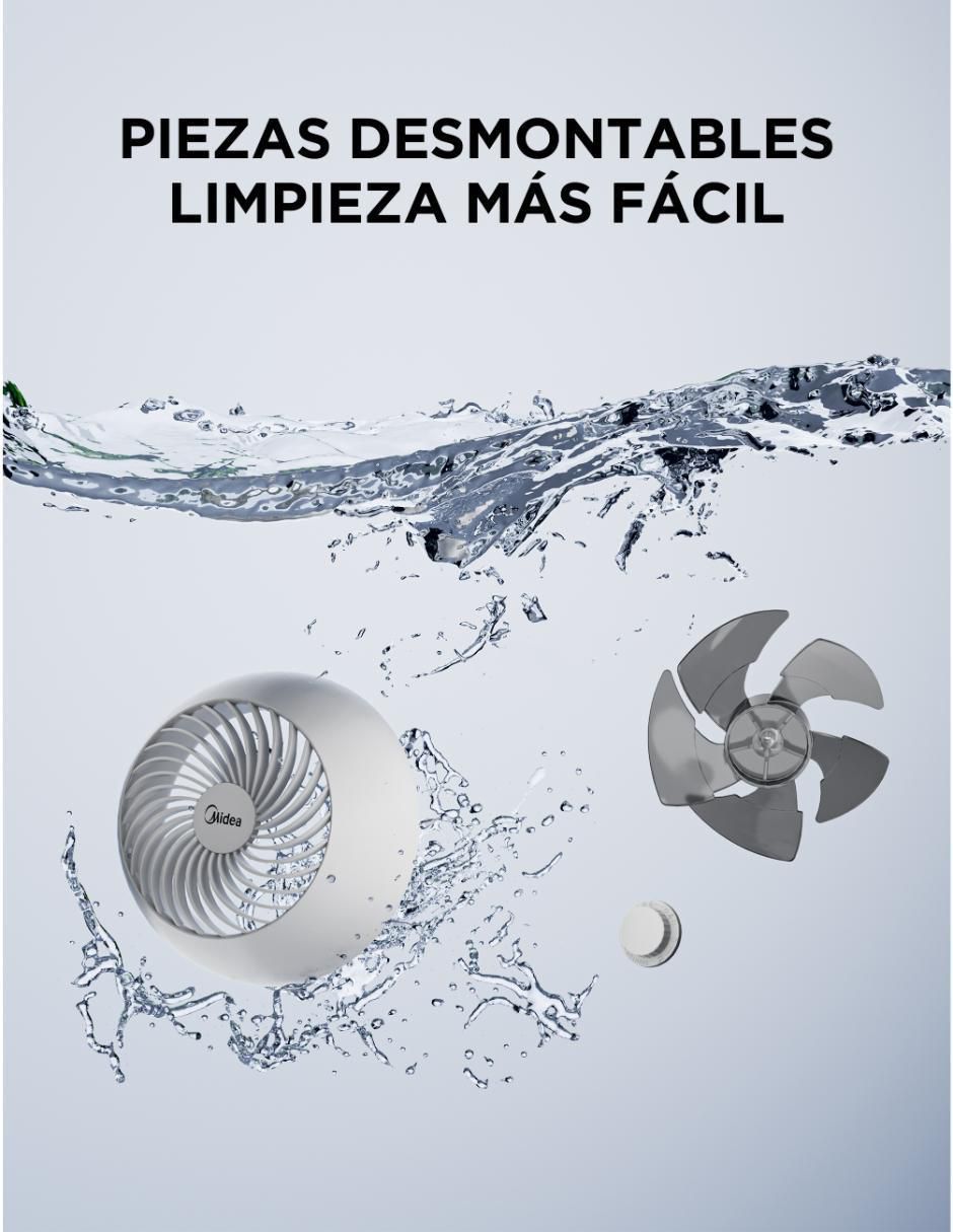 VENTILADOR DE PISO MCTF6MBP MI, BLANCO 7