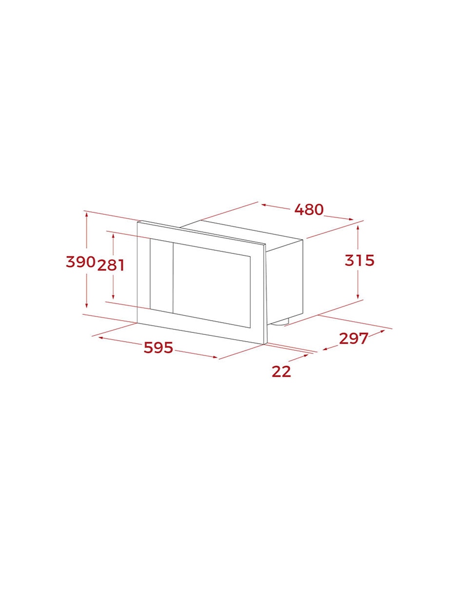 Horno a gas natural HSB756GS capacidad 2.5 pies 7