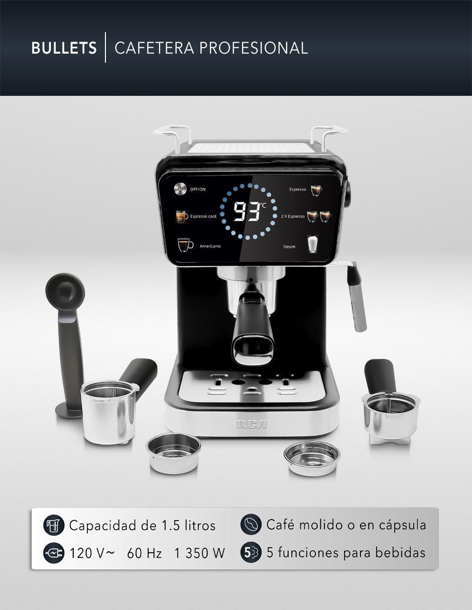CAFETERA ELÉCTRICA RC-CA, 1.5 L, NEGRO