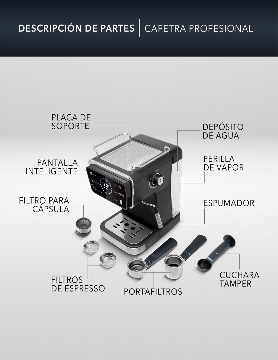CAFETERA ELÉCTRICA RC-CA, 1.5 L, NEGRO