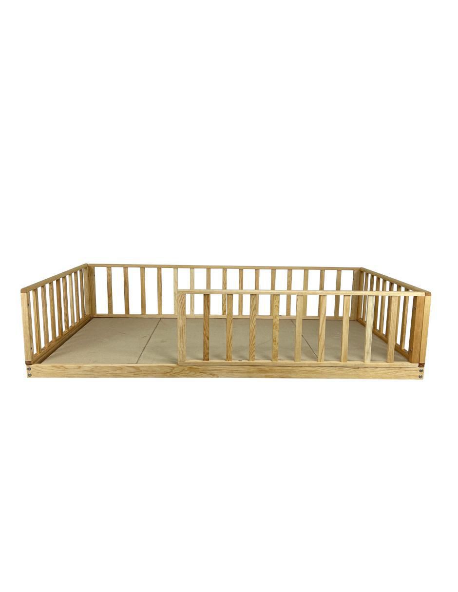 Cama baja Montessori Titi Muebles de madera pino individual