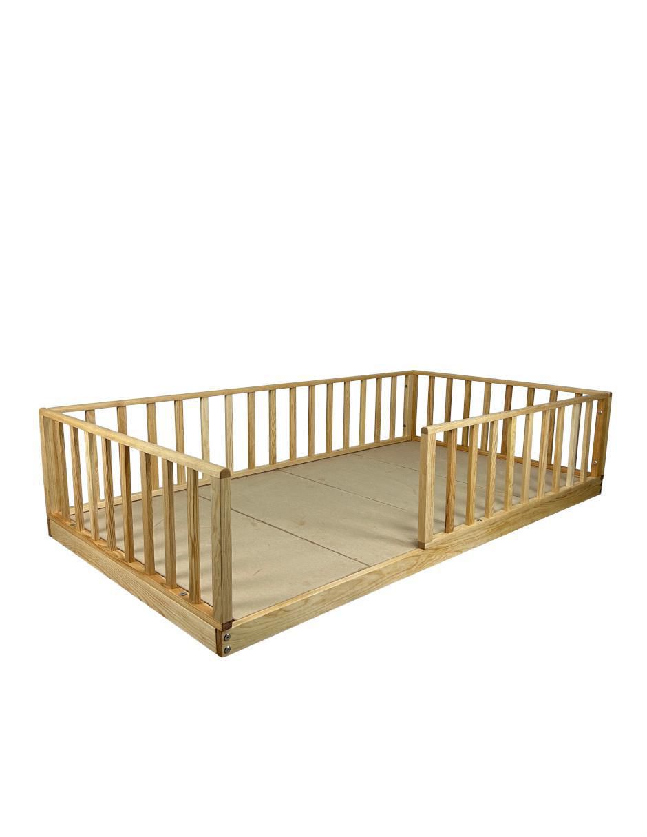 Cama baja Montessori Titi Muebles de madera pino individual