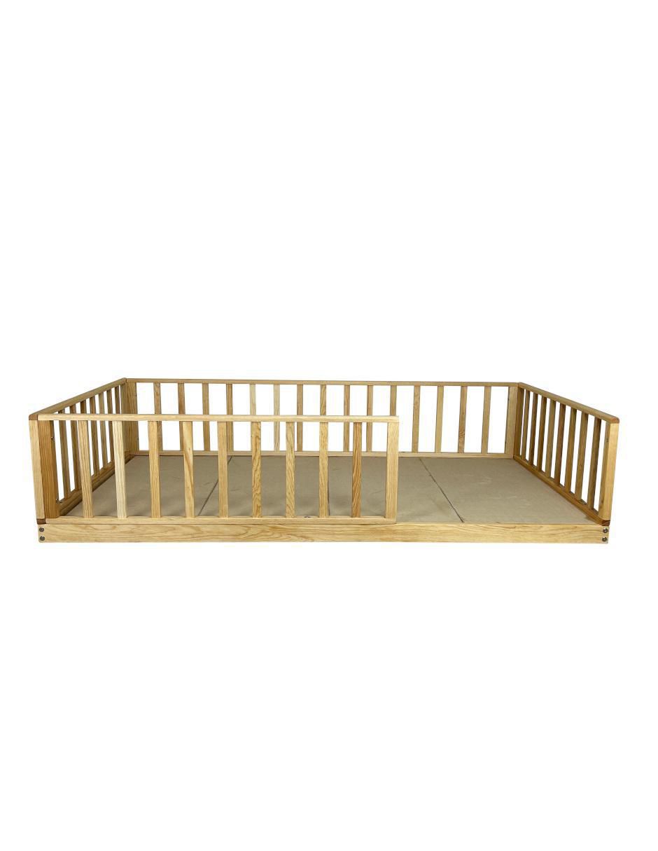 Cama baja Montessori Titi Muebles de madera pino individual