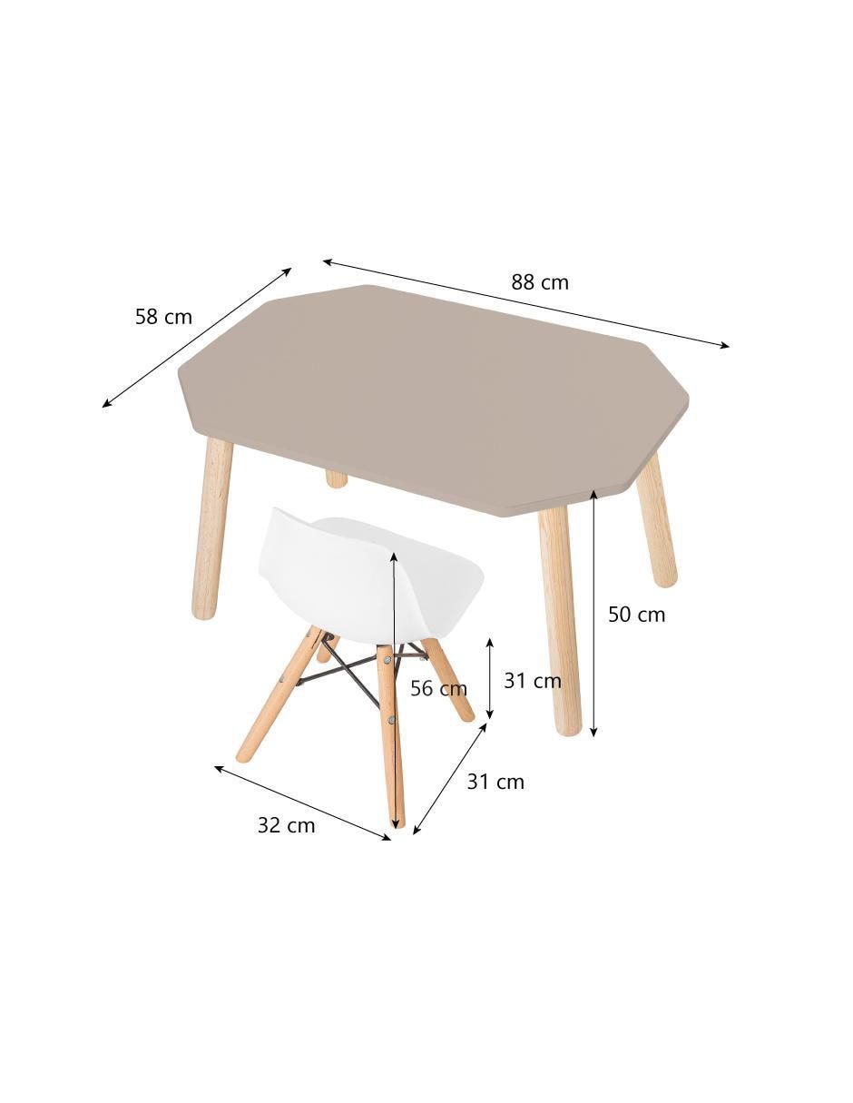 Mesa con silla armable 5