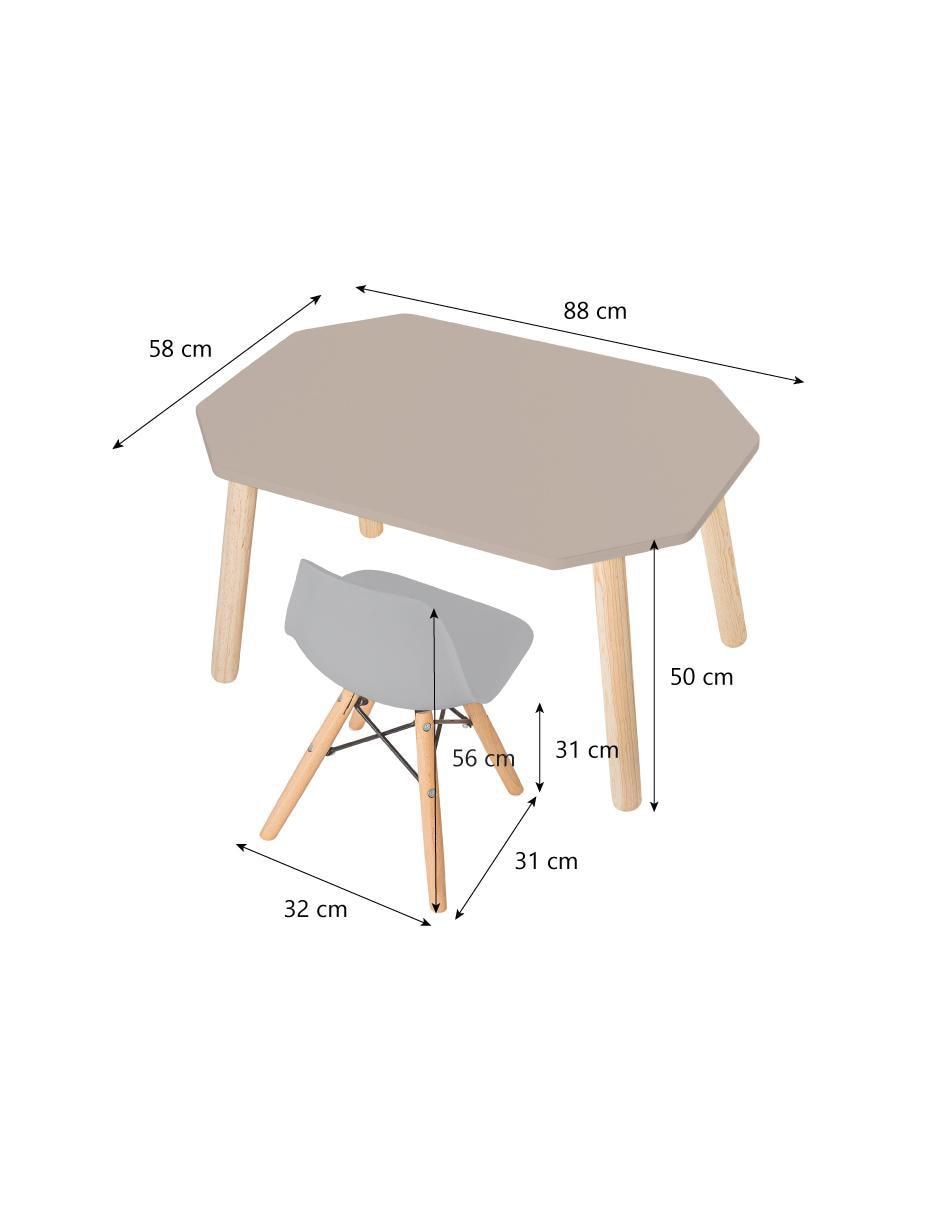 Set de mesa infantil armable 5