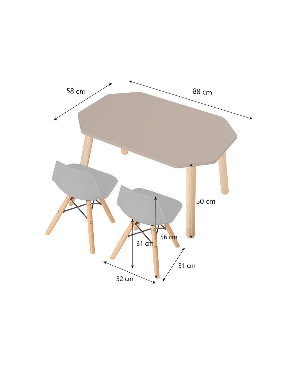 Set de mesa infantil armable 5
