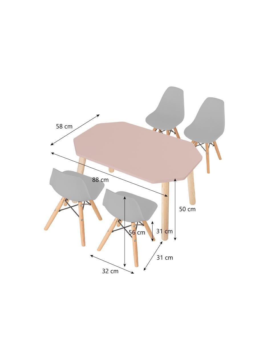 Set de mesa infantil armable 5
