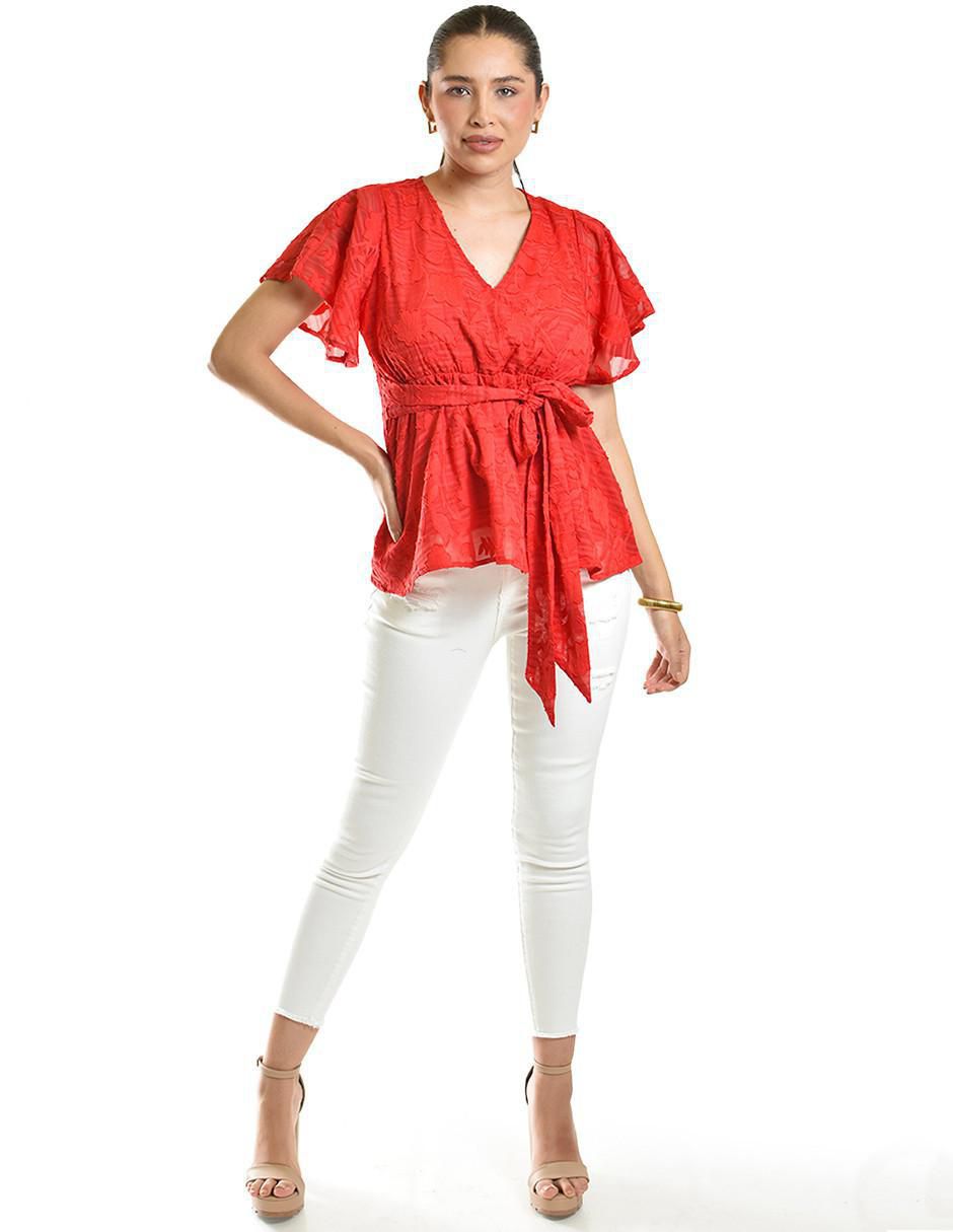 Blusa manga corta para mujer 9