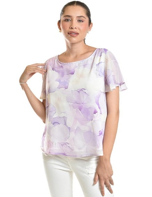 Blusa manga corta para mujer 1