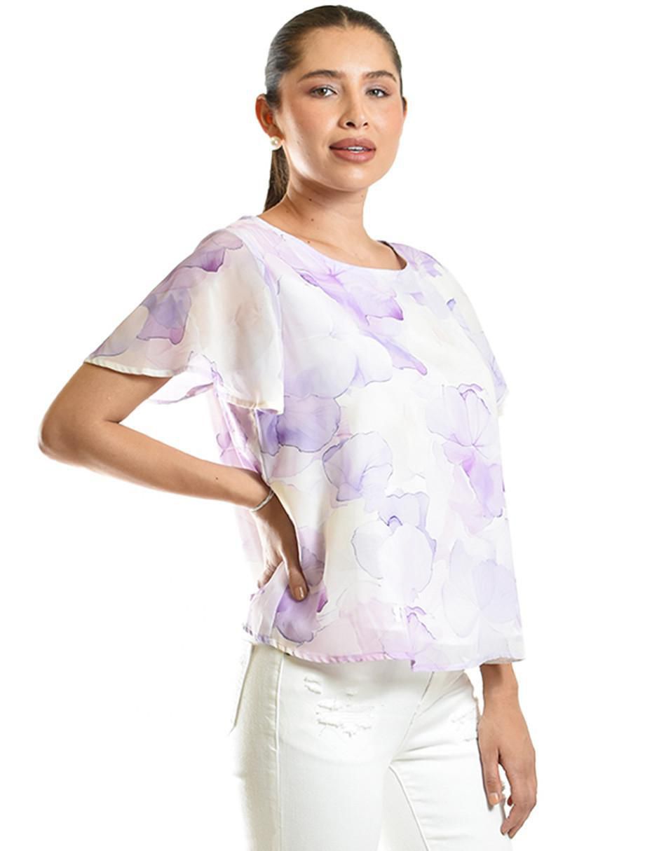 Blusa manga corta para mujer 7