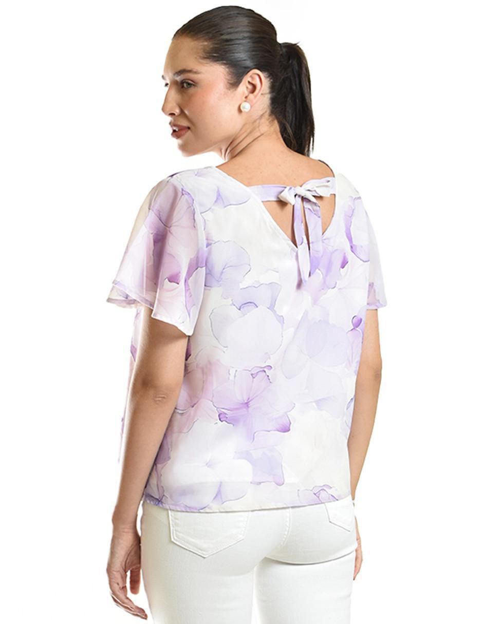 Blusa manga corta para mujer 8